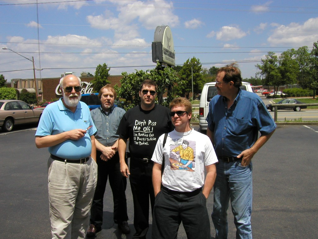 Jim, Dan, Keith, Ron, Robby  (Bill is behind the camera)