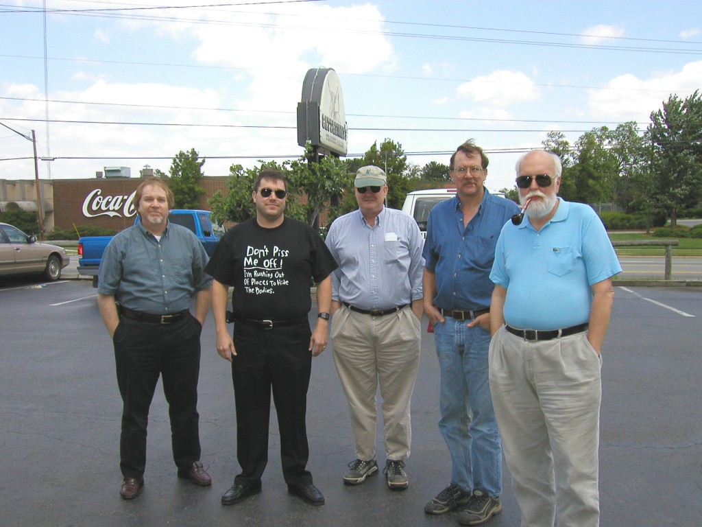 Dan, Keith, Bill, Robby, Jim  (Ron is behind the camera)
